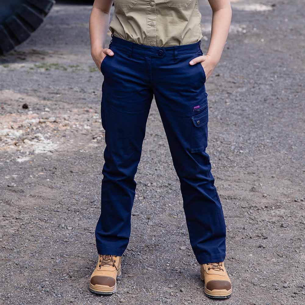 GREEN HIP Mid Rise Pants Give Cargo Navy Blue P-GCAR-B 06