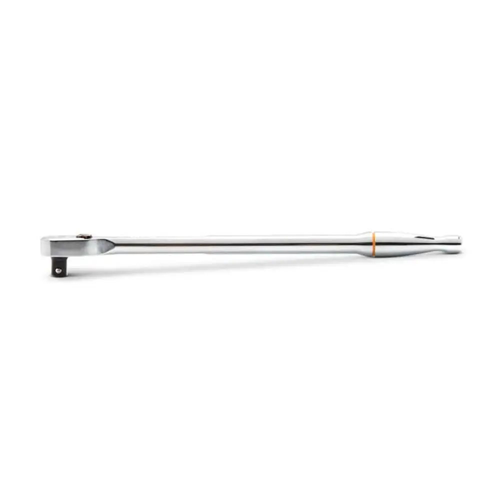 GEARWRENCH 1/4inch Drive 120XP Full Polish Chrome Extra Long Handle Teardrop Ratchet 81034XP
