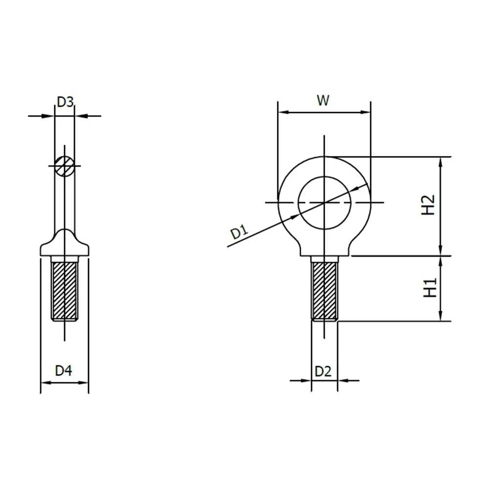 BEAVER 24mm Lifting Metric Shoulder Eyebolts 359124