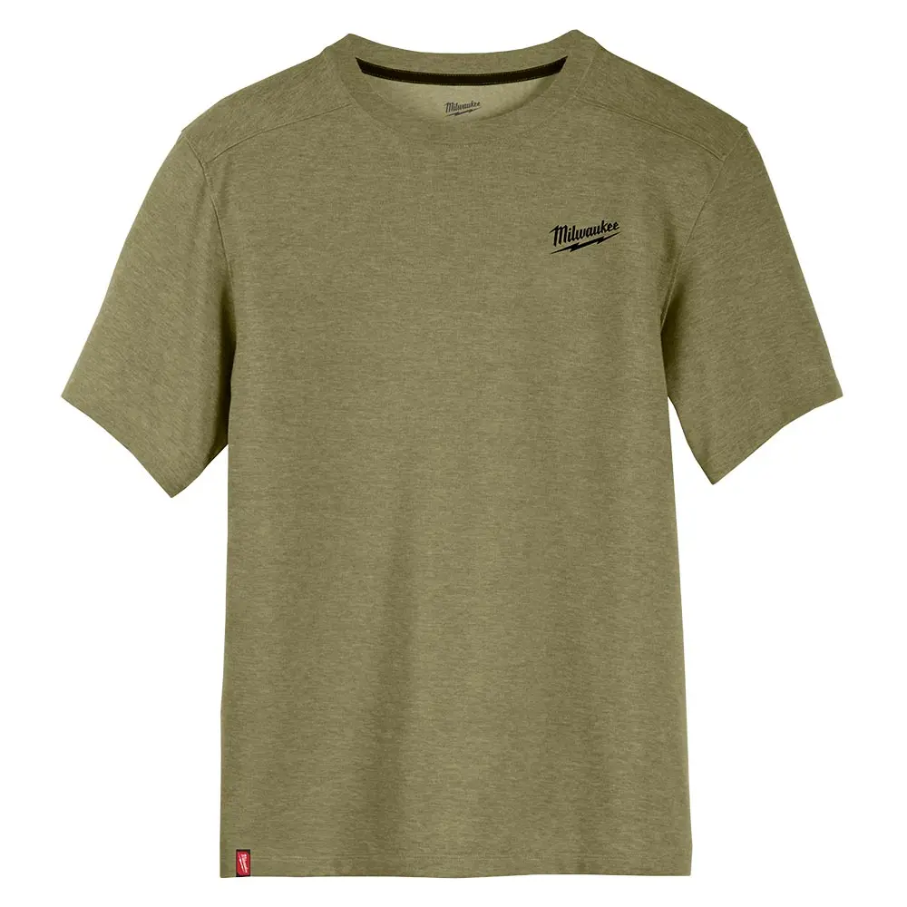 MILWAUKEE Hybrid Work Tee Short Sleeve Green 603GN