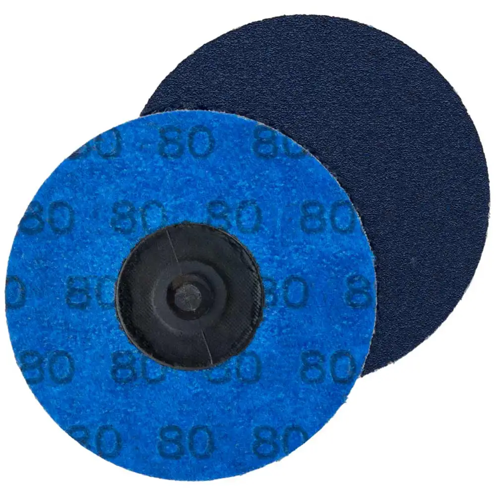 NORTON 75mm 80-Grit Zirconia Quick-Change Sanding Disc - SPEEDLOK - 5 Piece
