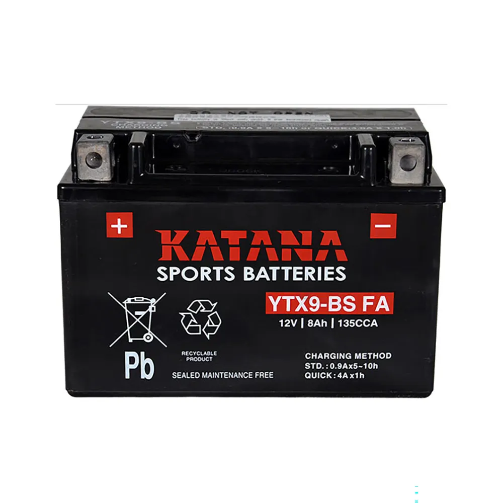 KATANA MOTORCYCLE YTX9-BS FA Motorcycle Battery 151015