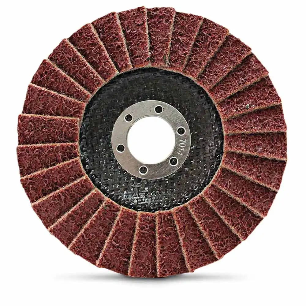 JOSCO 125mm Medium Red Surface-Conditioning Flap Disc