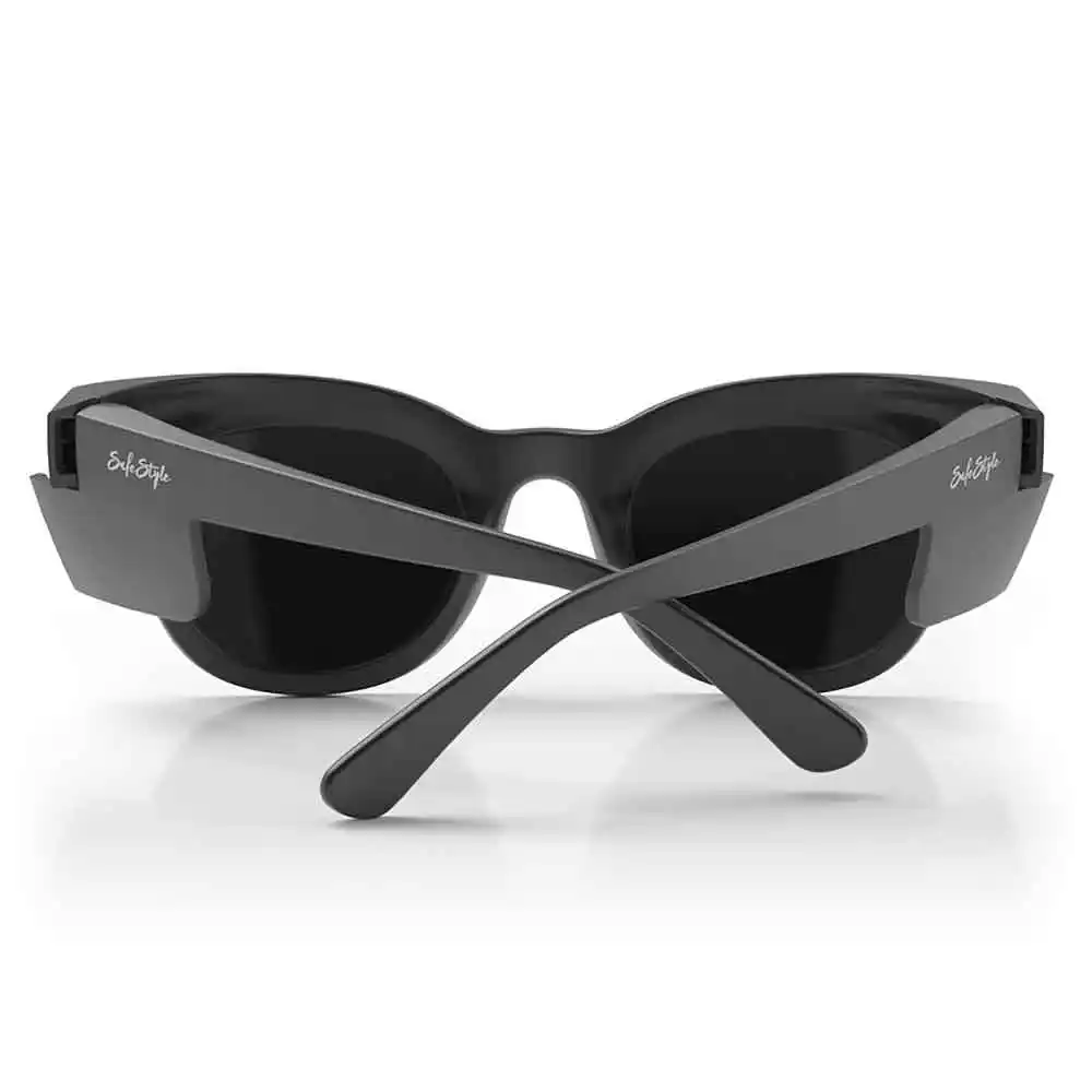 SAFESTYLE Harps Black Frame Polarised Safety Spectacles HMBP100