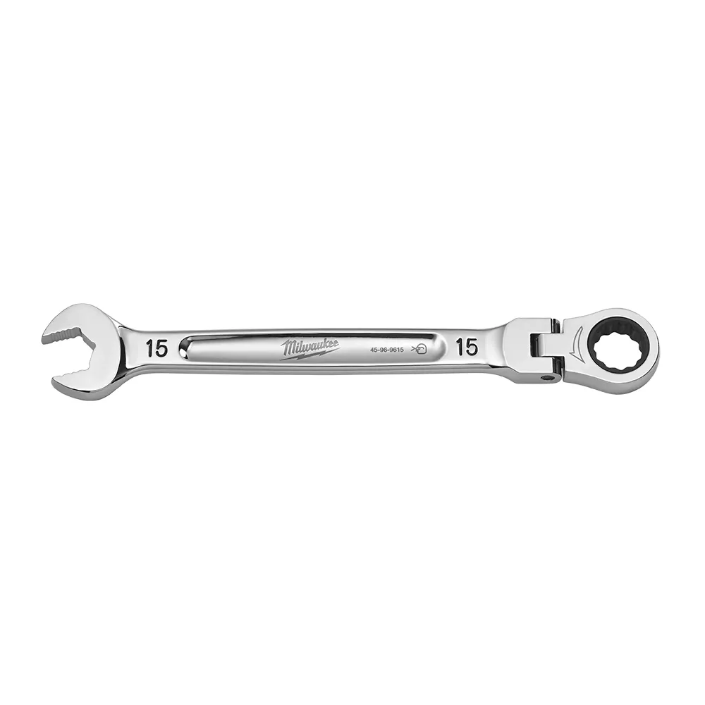 MILWAUKEE 15mm Metric R/OE Flex Head Racheting Spanner 45969615