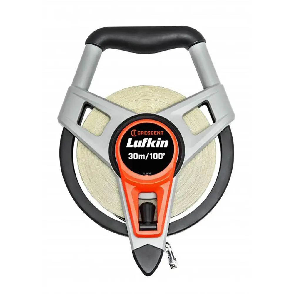 CRESCENT LUFKIN 30M/100' X 13MM Long Fibreglass Tape Measure FE30CME