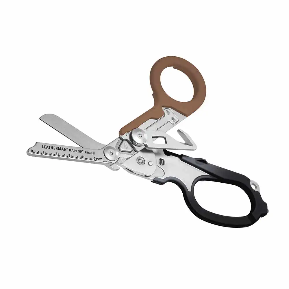 LEATHERMAN INC 6 Built-In Ems Tools Tan/Black Handles - Box YL833062
