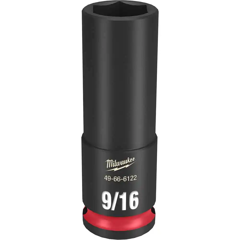 MILWAUKEE SHOCKWAVE 3/8" Drive 9/16" Deep 6 Point Impact Socket 49666122
