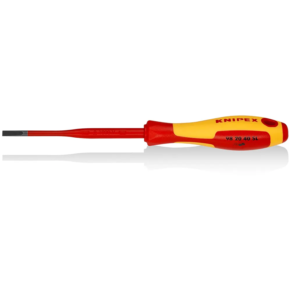 KNIPEX 4.0 x 100mm 1000V VDE Screwdriver 982040