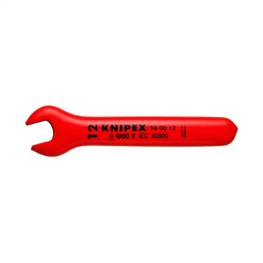 KNIPEX 1000V 12mm Insulated Open-End Spanner 980012
