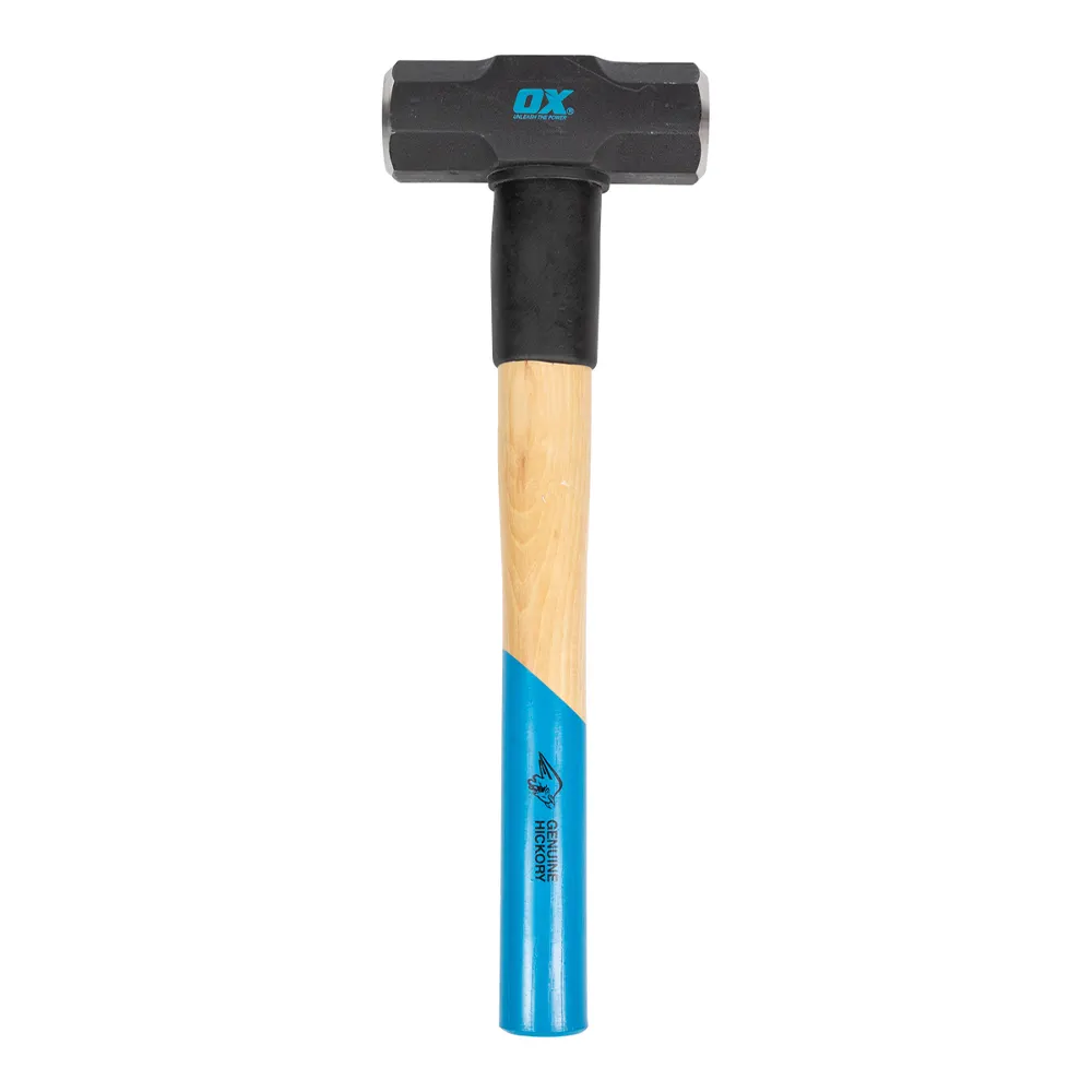 OX 6lb/2.7kg Sledge Rubber Guard Hammer Hickory Handle OX-P085906