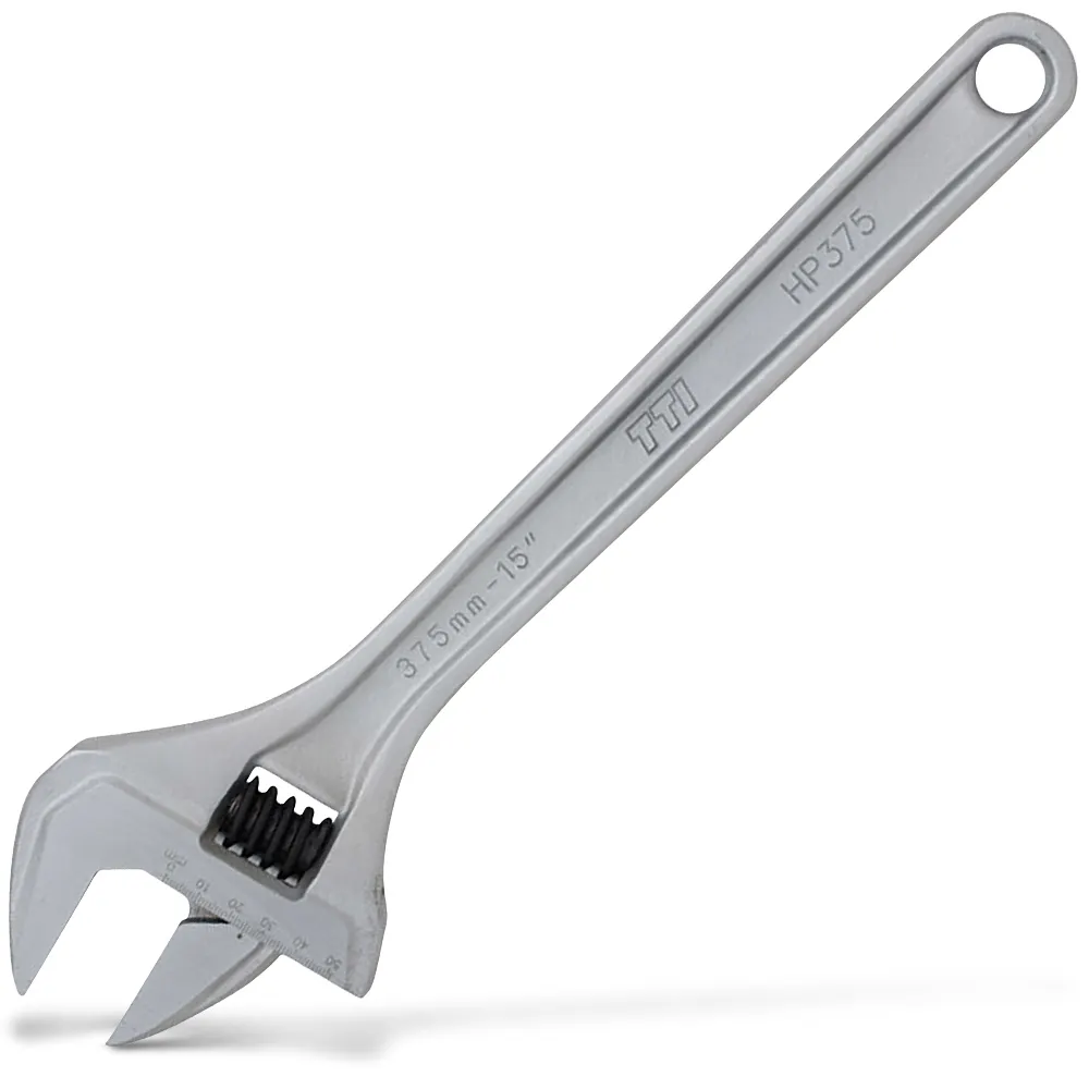 TTI 375mm High Grade Chrome Vanadium Adjustable Wrench HP375