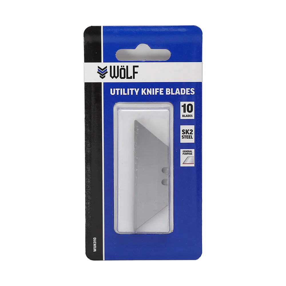 WoLF 10 Pack Utility Knife Blades WUK010