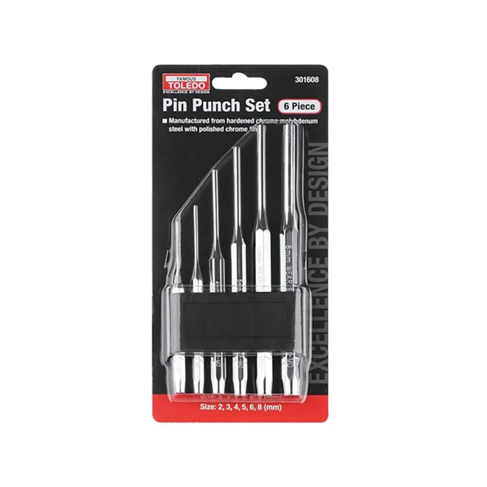 TOLEDO Pin Punch Set - 6 Piece 301608