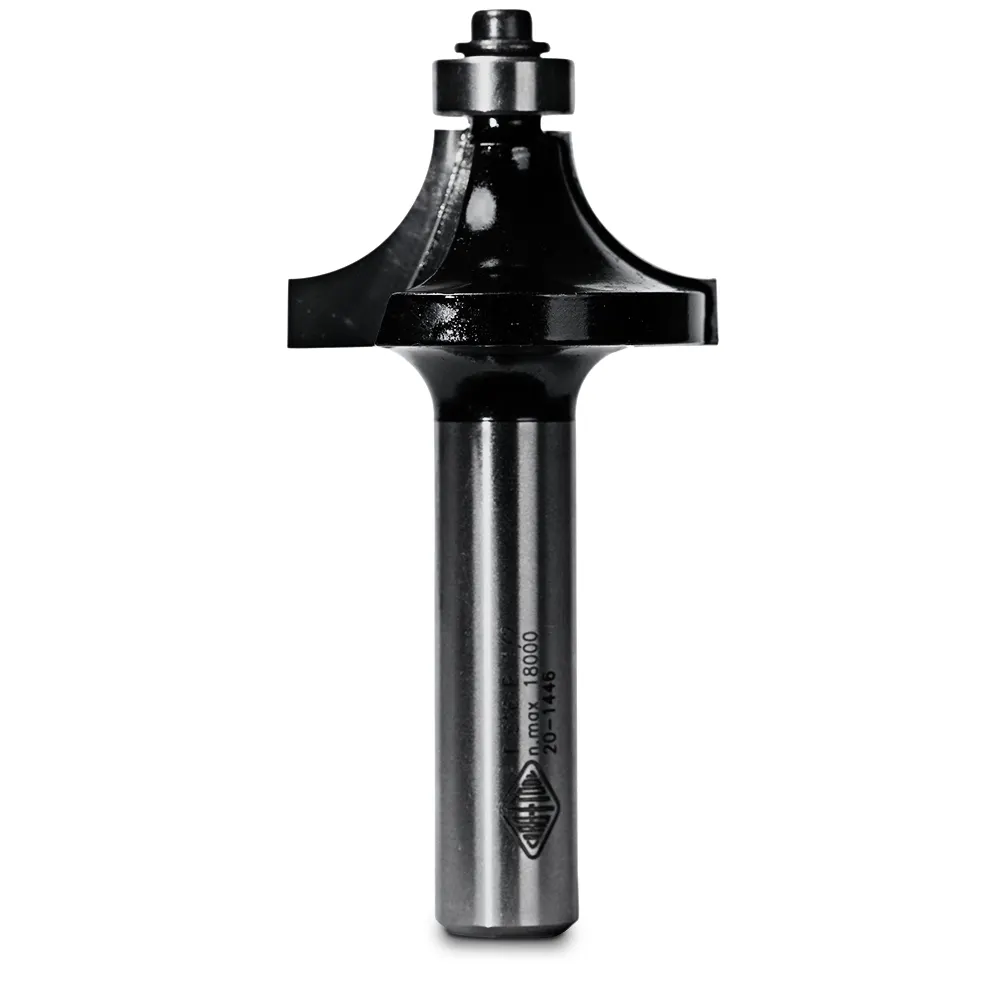 CARBITOOL Router Bit TCT Round Over w.Bearing 1/2inch -Radius 1/2inch -Shank T 516 B 1/2