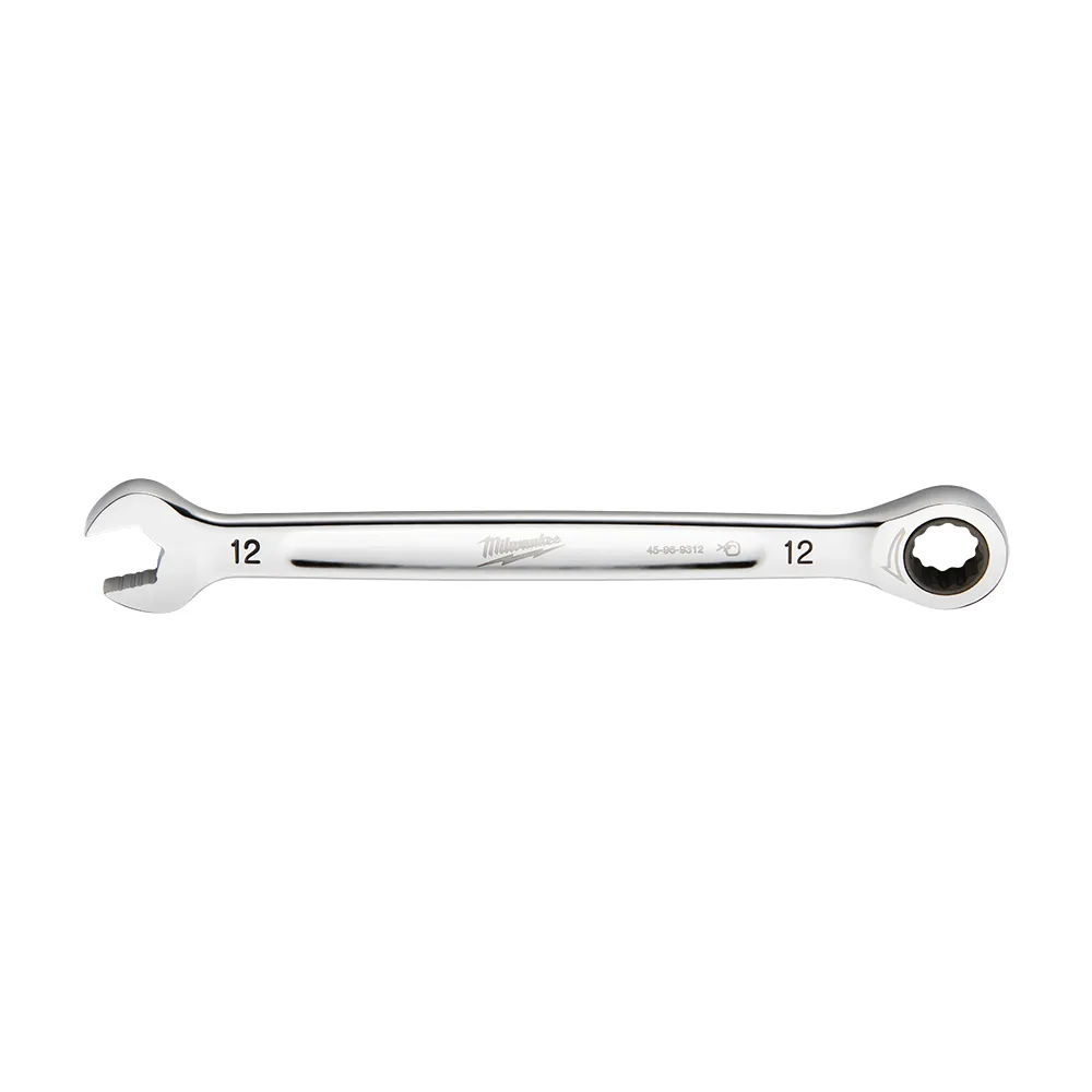MILWAUKEE 12mm 144T Ring & Open Metric Ratcher Spanner 45969312