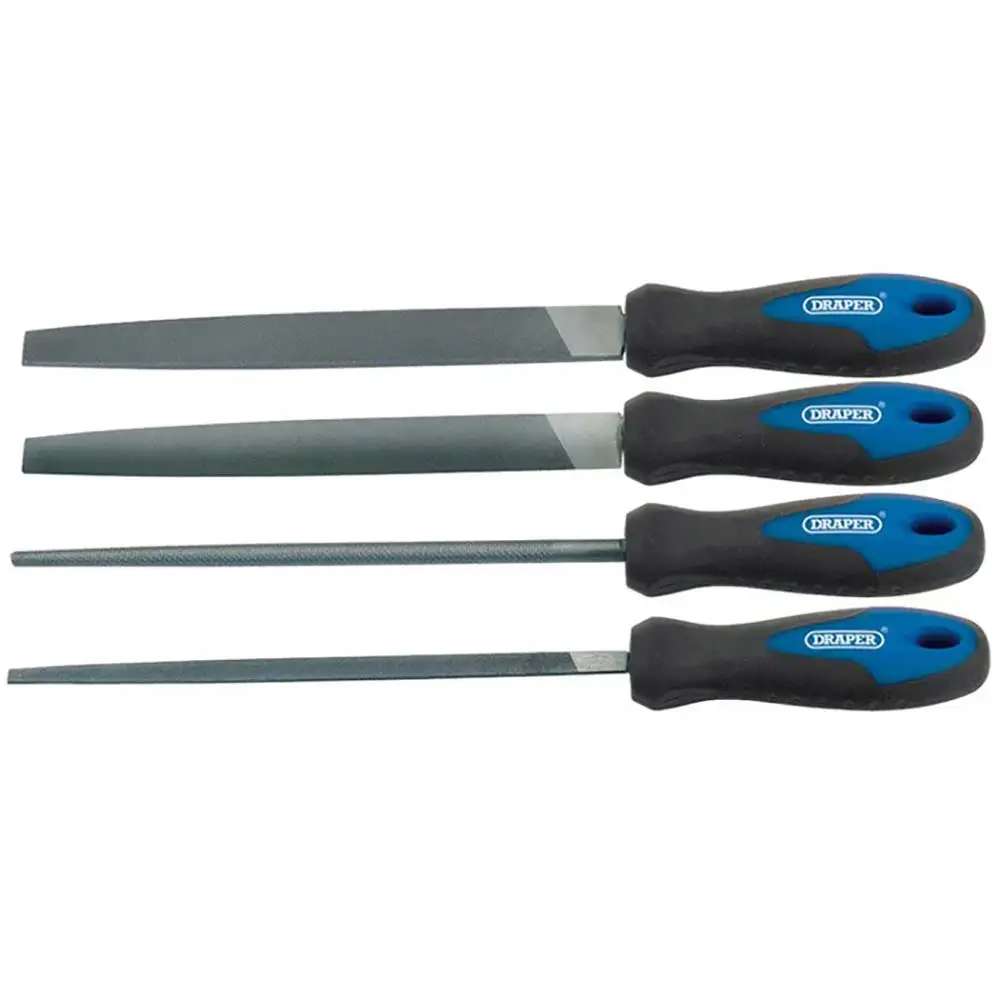 DRAPER Ergo Handle Assorted File Set - 4 Piece 44962