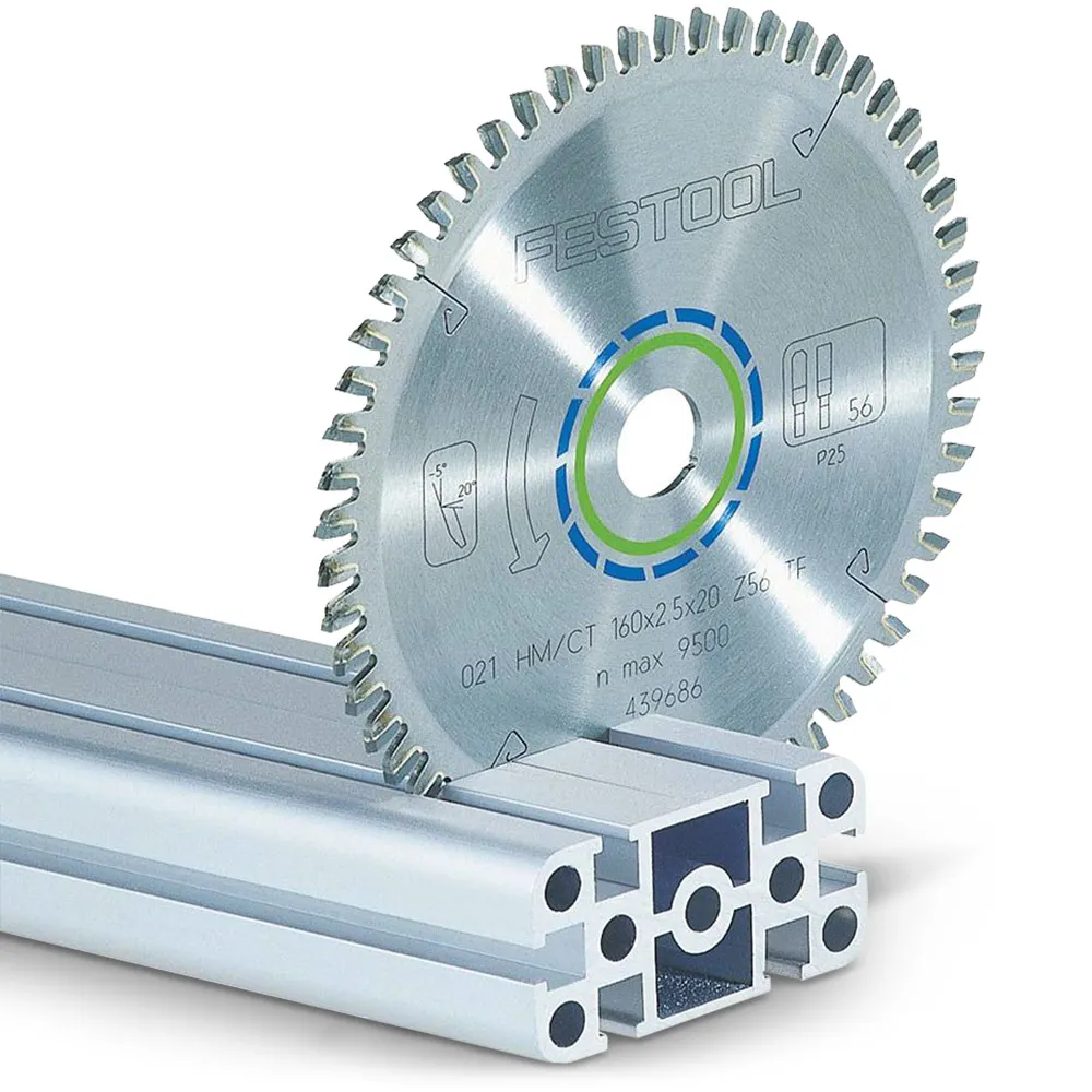 FESTOOL 160mm 52T TCT Circular Saw Blade for Non-Ferrous Metal Cutting