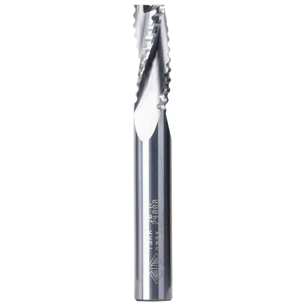 CARBITOOL 1/2inch TC Straight Up-Cut Roughing Spiral Router Bit for Wood - 1/2inch shank TSRR 16 1/2