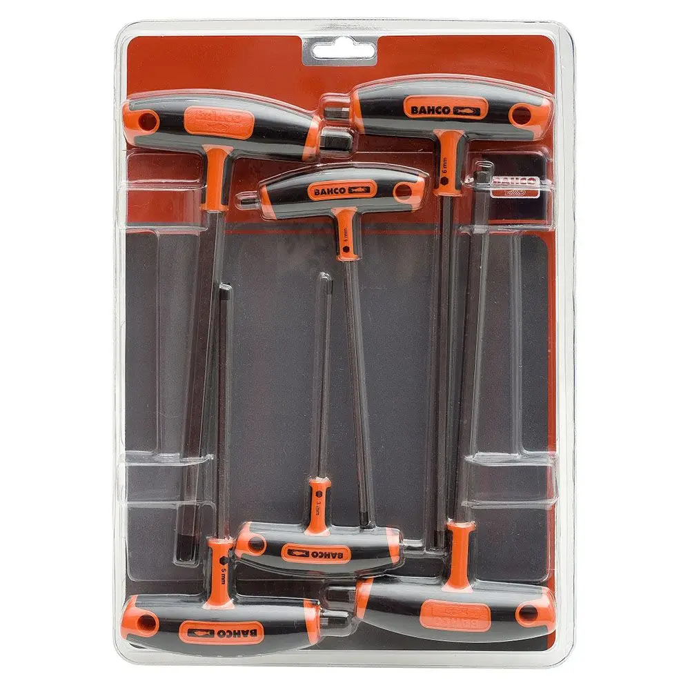 BAHCO 6 pce T-Handle Hex Screwdriver Set
