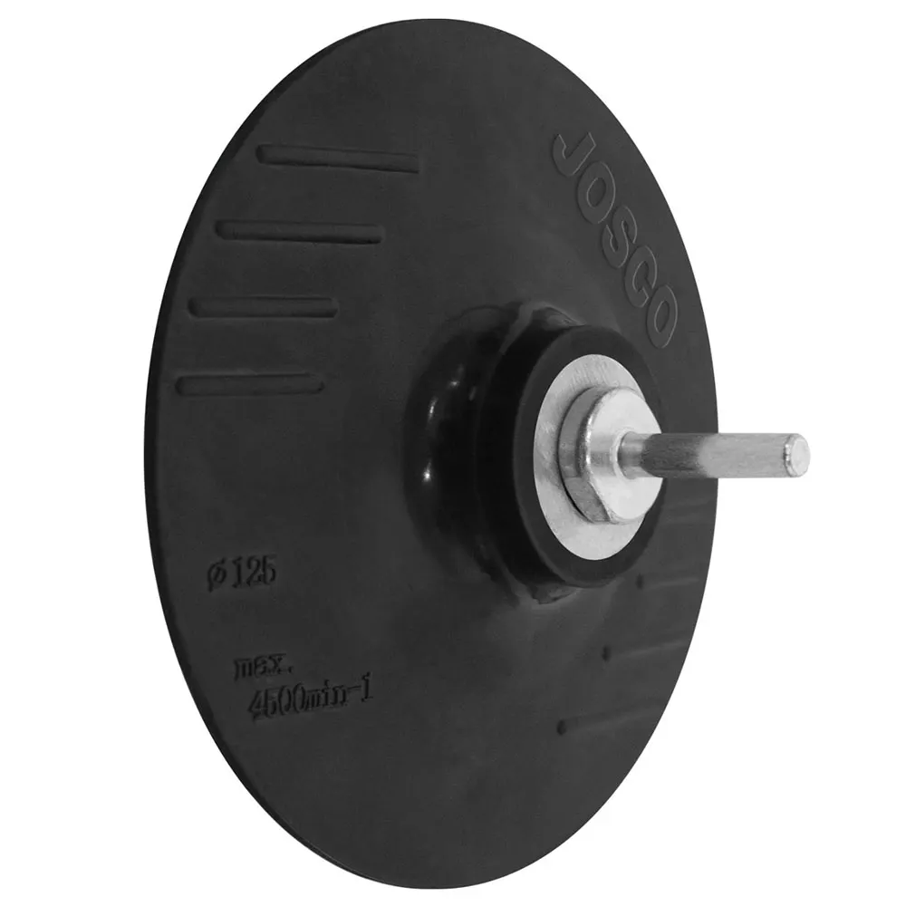 JOSCO BRUMBY 125mm Backing Pad Rubber M14 w/ Drill Adapter B104112