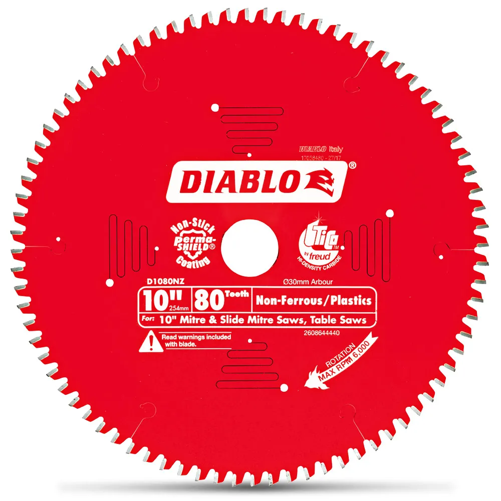 DIABLO 254mm 80T Non-Ferrous/Plastics Saw Blade 2608644440