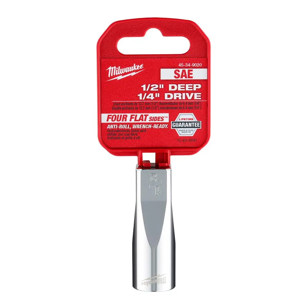 MILWAUKEE 1/4inch 1/2inch AF Deep Socket 45349020