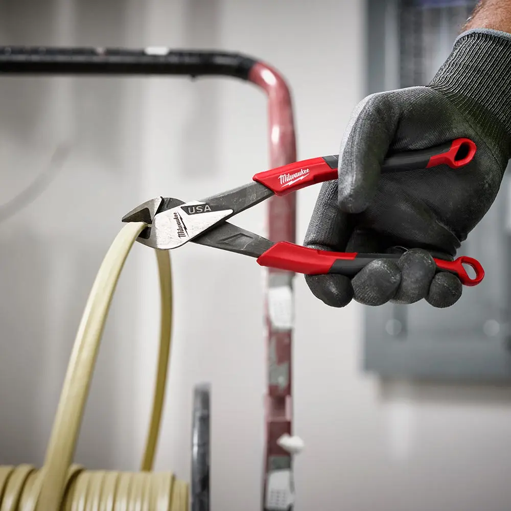 MILWAUKEE 203mm USA Made Comfort Grip Handle Diagonal Cutter Plier MT558