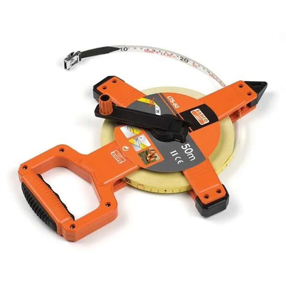 BAHCO TAPE MEASURE, 50M, METRIC, FIBRE GLASS LTS50