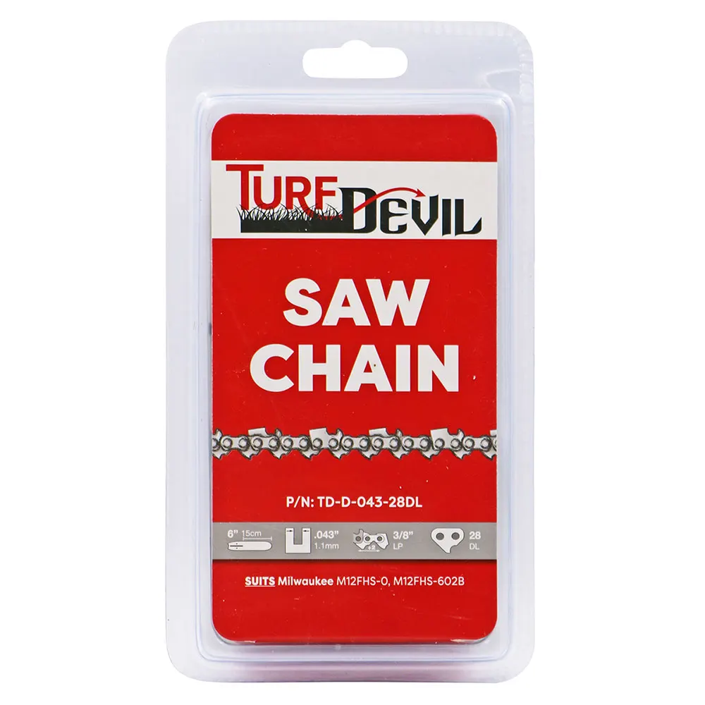 TURF DEVIL Chain Loop - 3/8LP .043 28DL TD-D-043-28DL