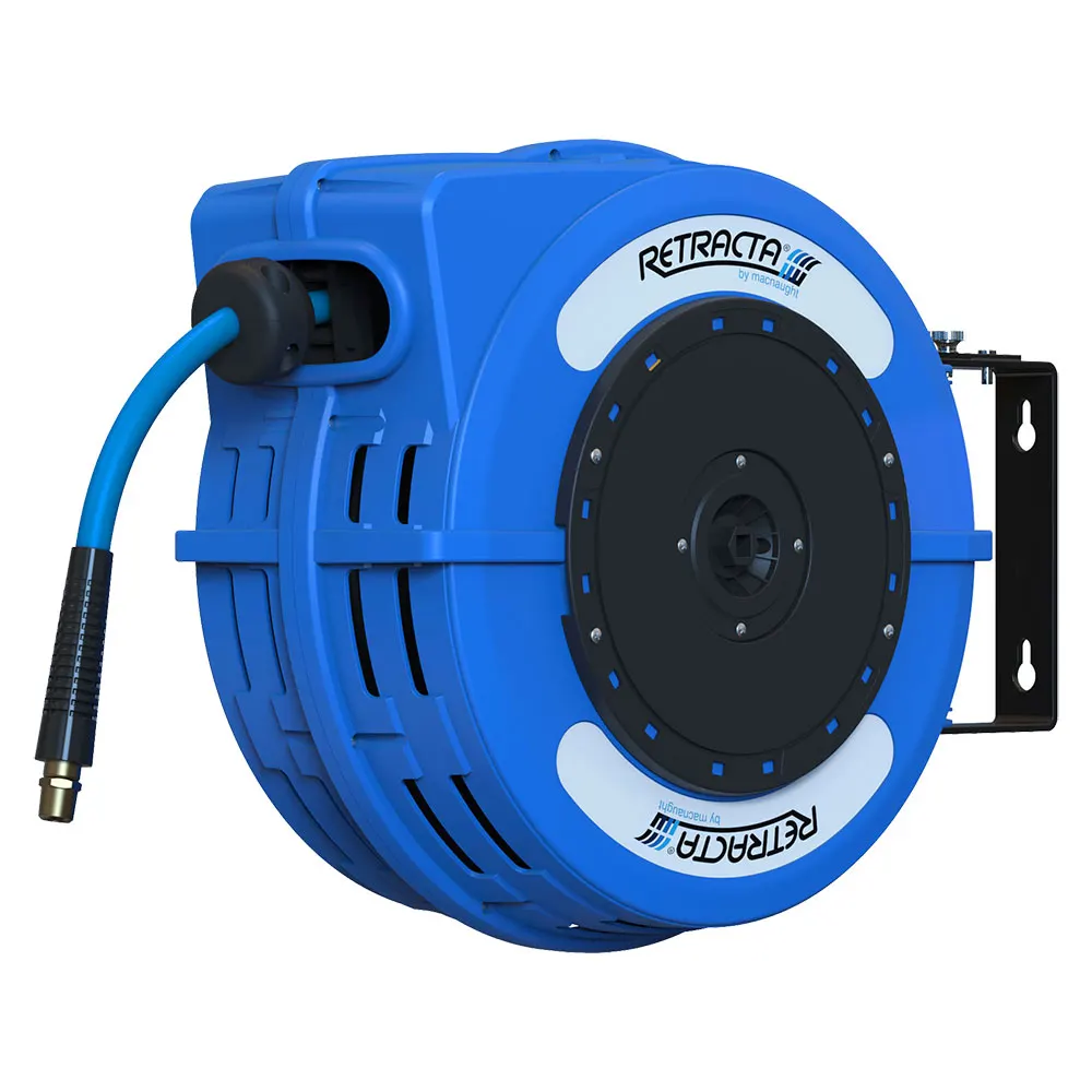 RETRACTA 3/8inch x 15m Air/Water Hose Reel - Blue C1AW315B-01CB