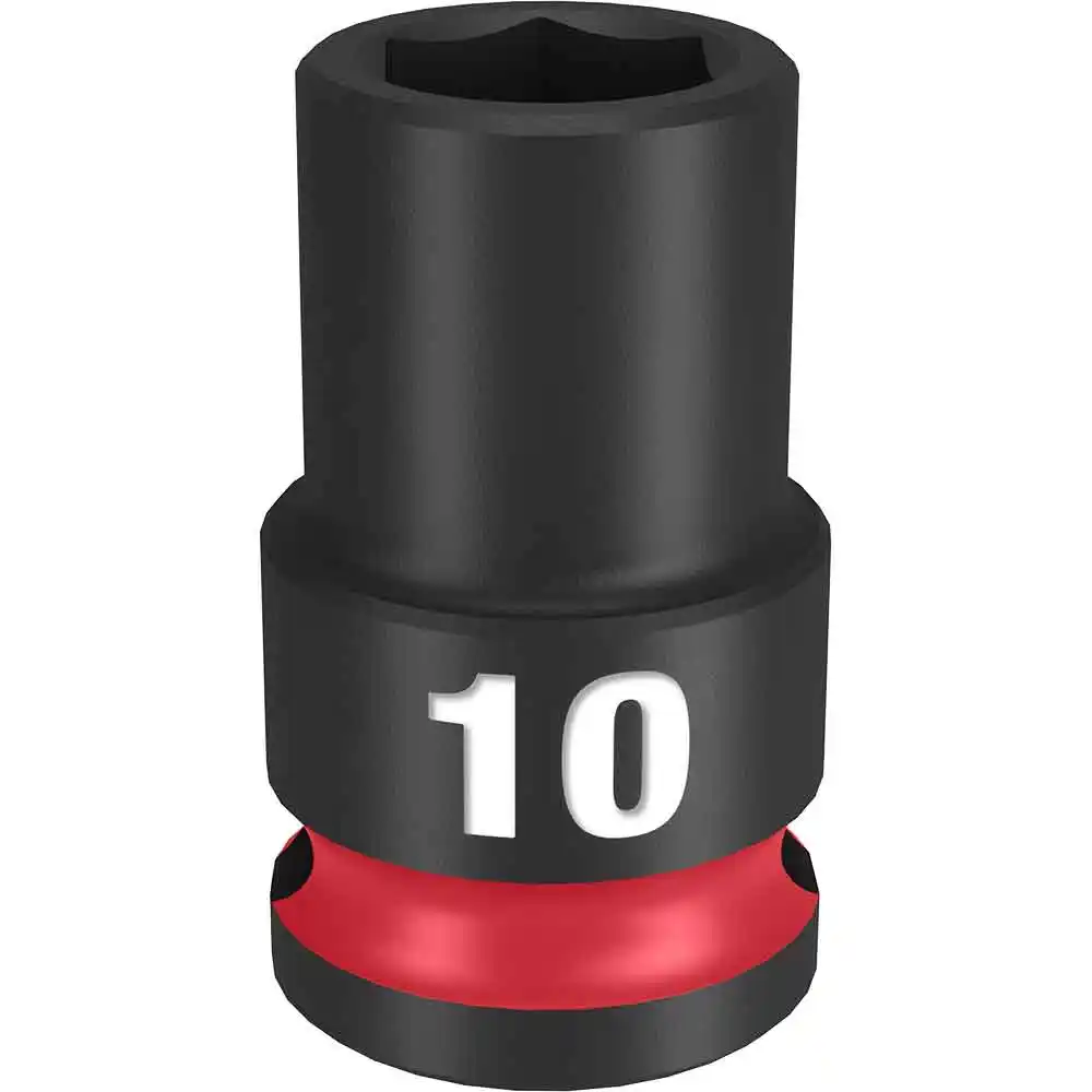 MILWAUKEE SHOCKWAVE 3/8" Drive 10mm Standard 6 Point Impact Socket 49666134