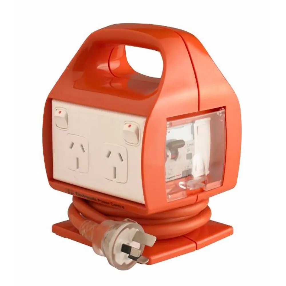 HPM 1.8m 15amp 4way RCD/MCB Electresafe Power Centre REPC415