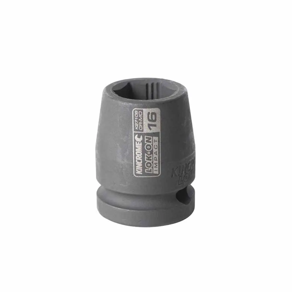 KINCROME LOK-ON 16mm 1/2" Drive Impact Socket K27108