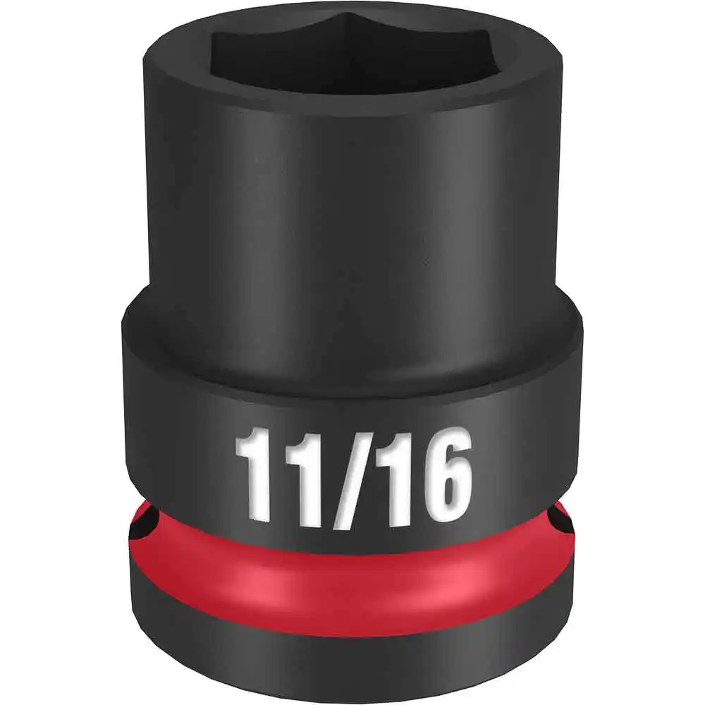 MILWAUKEE SHOCKWAVE 1/2" Drive 11/16" Standard 6 Point Impact Socket 49666205