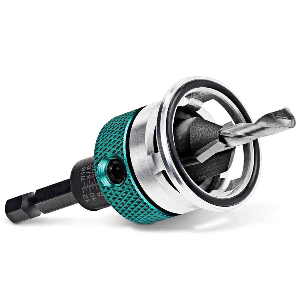 P&N QUICKBITS 9/64inch TCT Drill & Countersink for Wood & Fibre Cement - TCT CUT-SMART