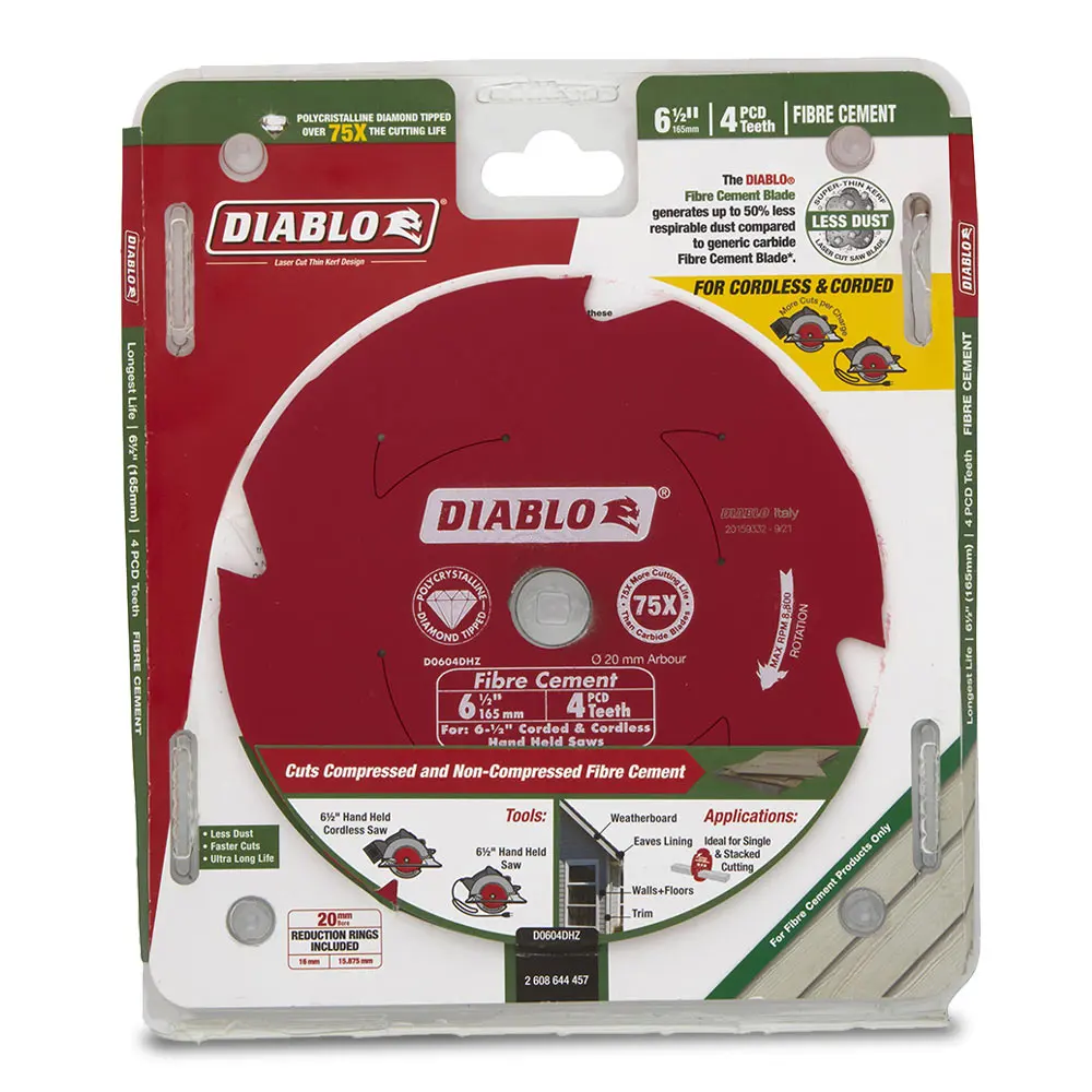 DIABLO 165mm 4T Fibre Cement Saw Blade 2608644457