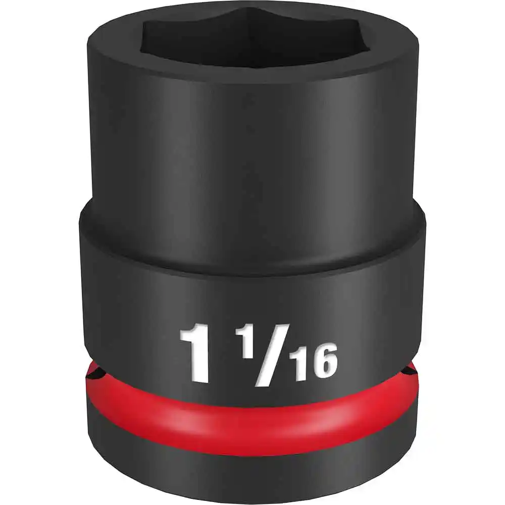 MILWAUKEE SHOCKWAVE 3/4" Drive 1-1/16" Standard 6 Point Impact Socket 49666308
