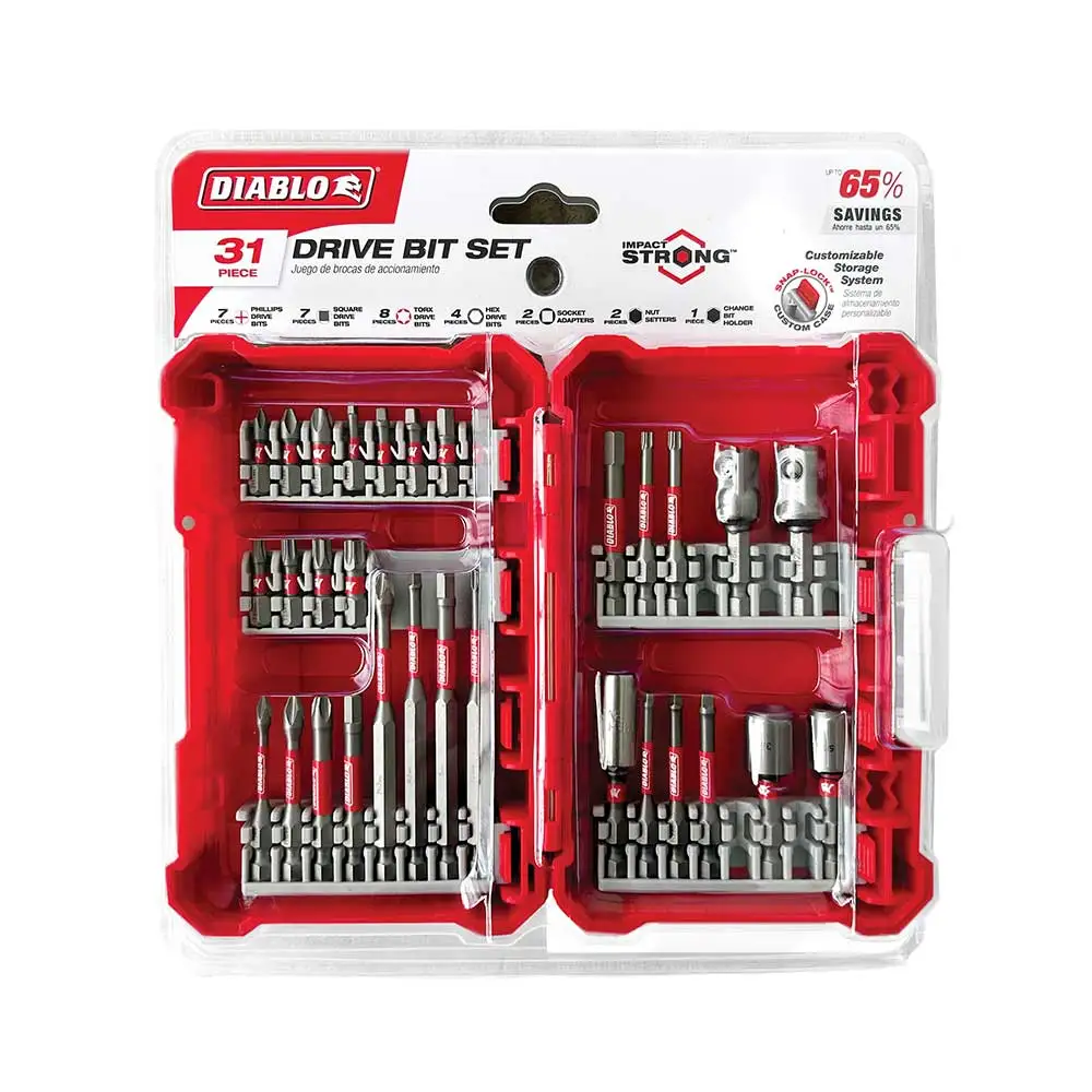 DIABLO Impact Screwdriver Bit Set 31 Piece 2608F03293