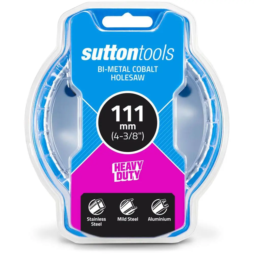SUTTON 111mm (4.3/8inch) Bi-Metal Cobalt Holesaw