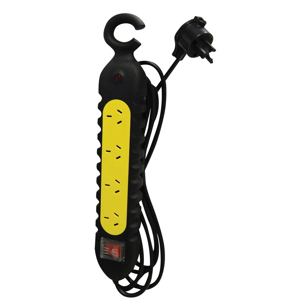 HPM 4 Outlet Surge Protect Powerboard