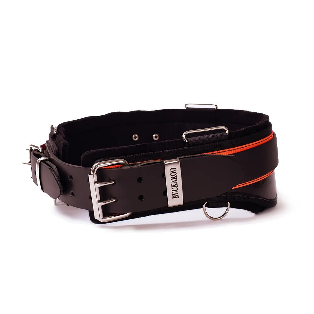 BUCKAROO 42inch Signature Tradesman's Back Support Tool Belt Black TMSRCB42
