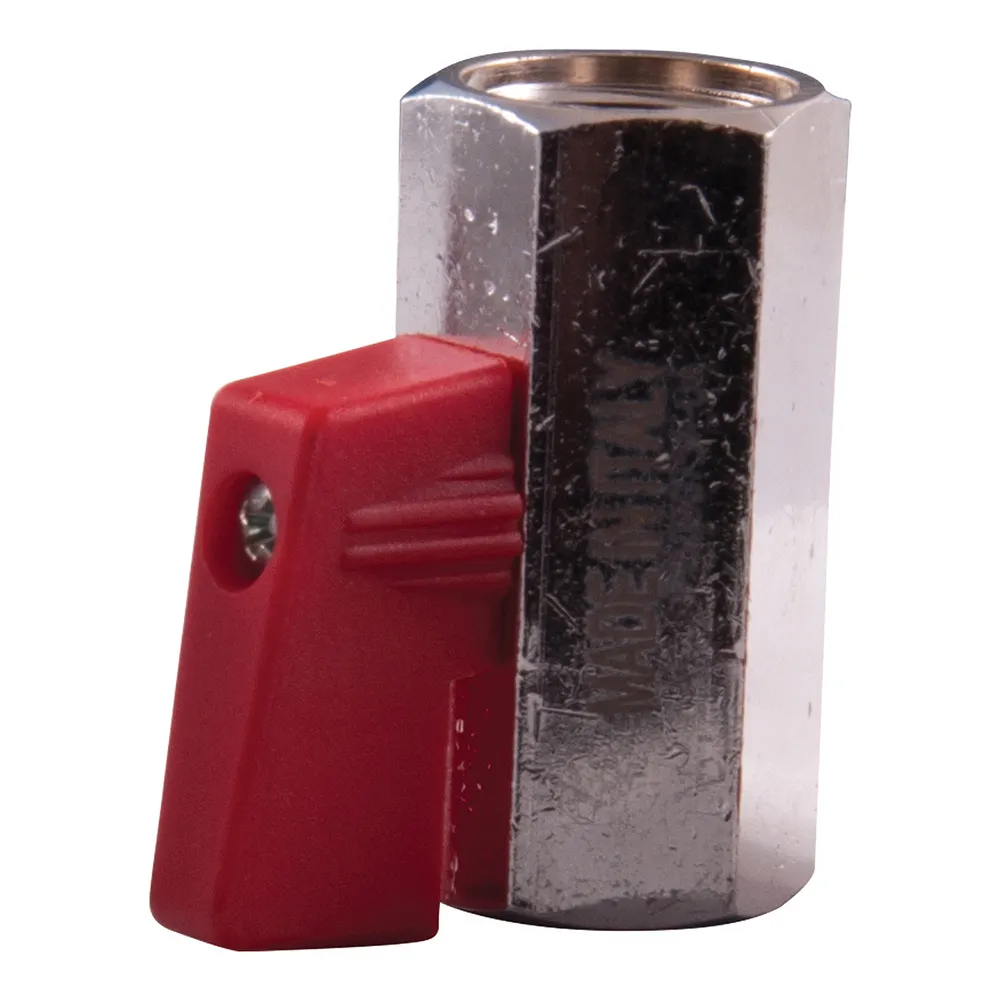 SONSBEEK VALVE MINI BALL 3/8inch BSP FEMALE-FEMALE, BRASS