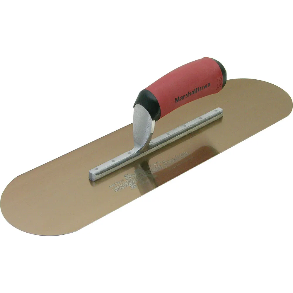 MARSHALLTOWN 356 x 102mm S/S Sof Stainless Steel Durasoft Handle Pool Trowel SP14GSD