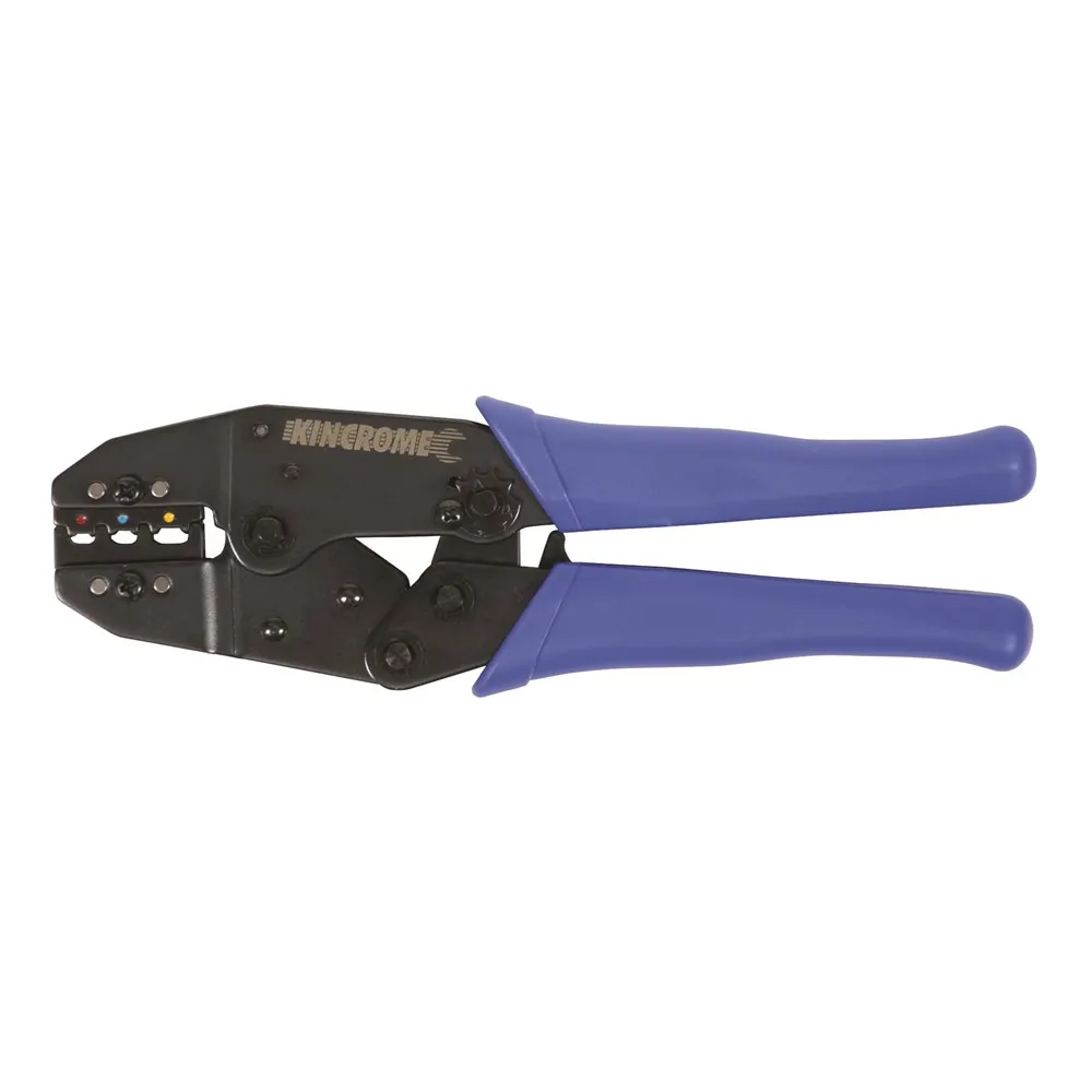 KINCROME 210mm Plastic Handle Grip Ratchet Crimper 17044