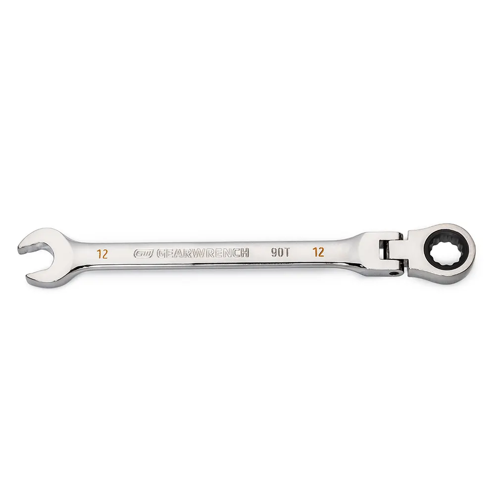 GEARWRENCH 12mm 90T Flexhead Ratcheting Combination Wrench 86712