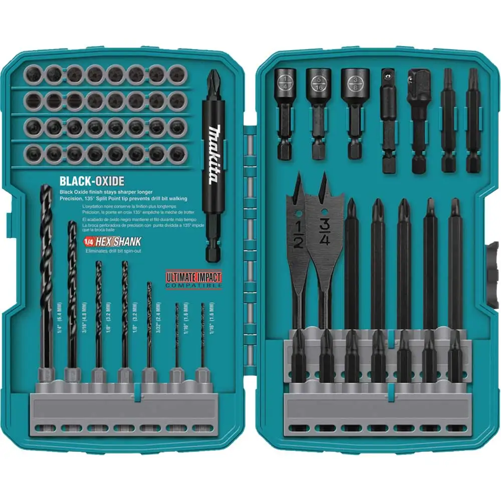 MAKITA Impact Screwdriver Bit & Drill Set - ULTIMATE IMPACT - 70 Piece T-01725