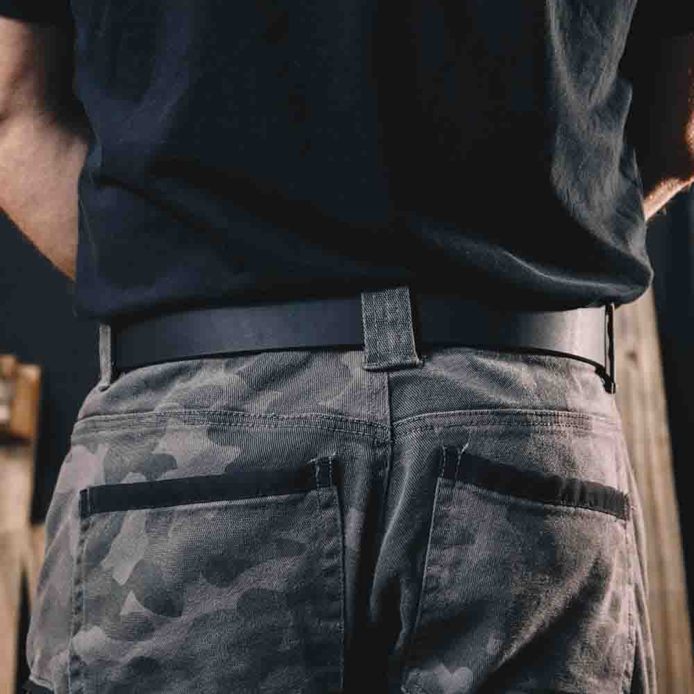 BUCKAROO 1 1/2" Wide Black Leather Uniform Belt KSB38