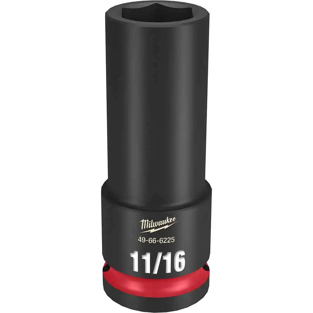 MILWAUKEE SHOCKWAVE 1/2" Drive 11/16" Deep 6 Point Impact Socket 49666225