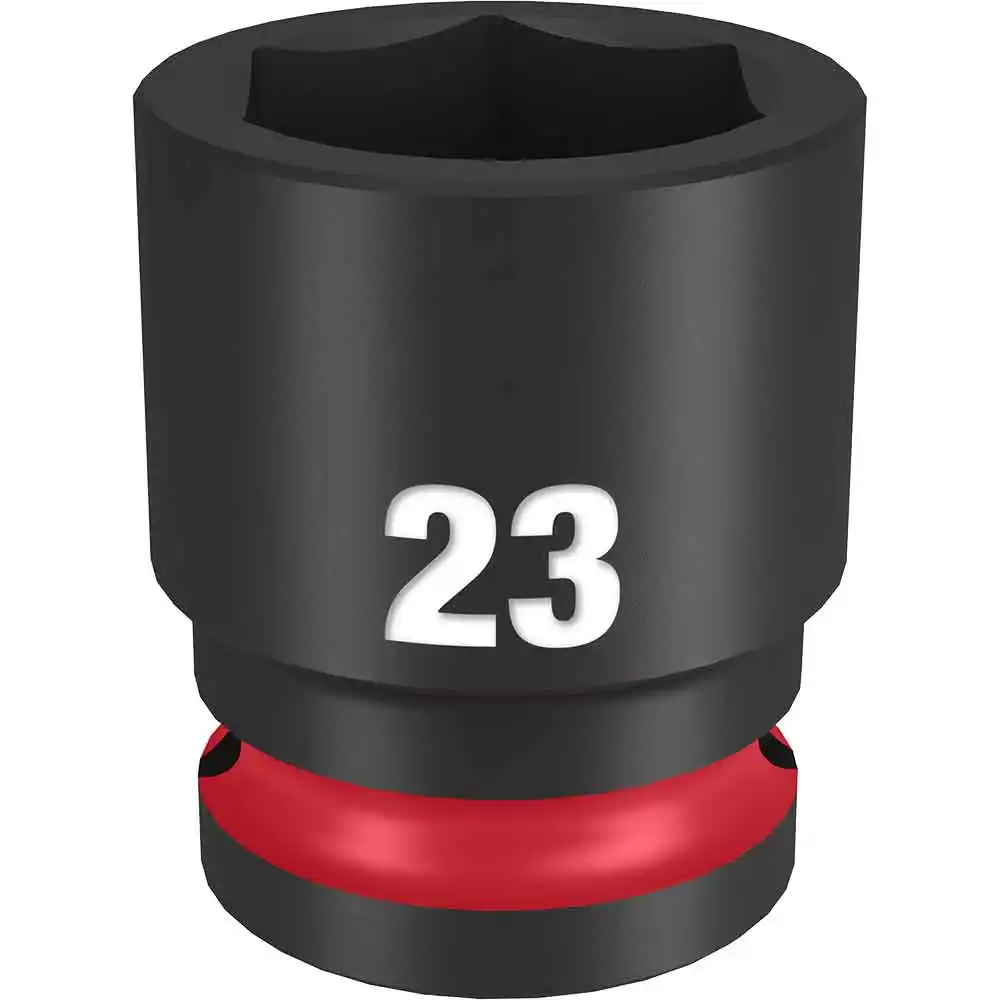 MILWAUKEE SHOCKWAVE 1/2" Drive 23mm Standard 6 Point Impact Socket 49666255
